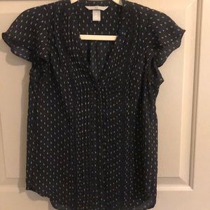 H&M Pleated Business Blouse